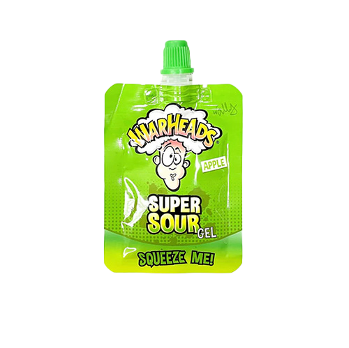 Warheads Super Sour Gel Apple trans